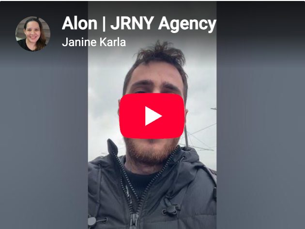 Video testimonial from Alon, JRNY Agency